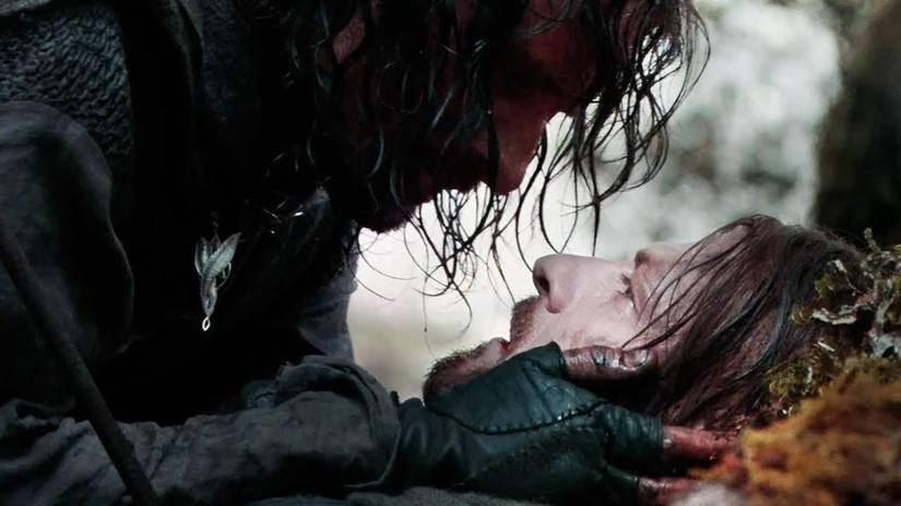 Boromir and Aragorn in The Lord of the Rings: The Fellowship of the Ring (2001)