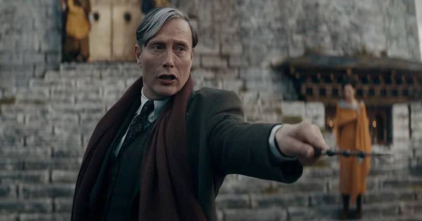 Mads Mikkelsen in Fantastic Beasts The Secrets of Dumbledore