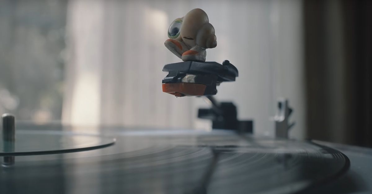 Marcel the shell with shoes by A24