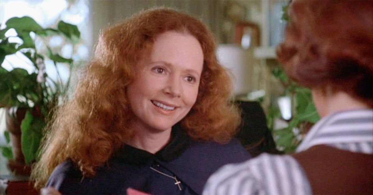 Piper Laurie as Margaret White in Carrie.