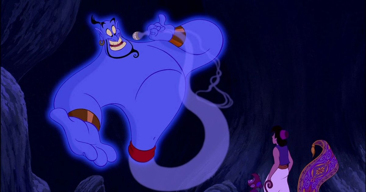 Robin Williams Aladdin Genie
