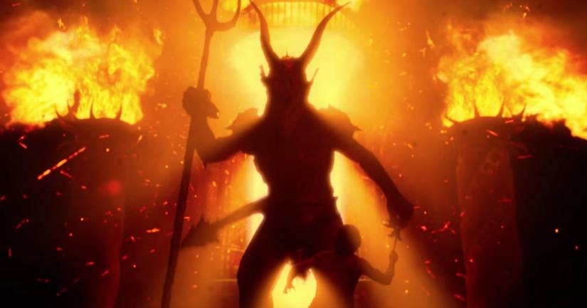 images of the devil in hell