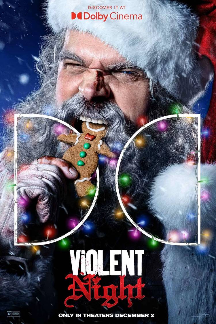 Violent Night Poster Offers Another Look at David Harbour's Raging ...