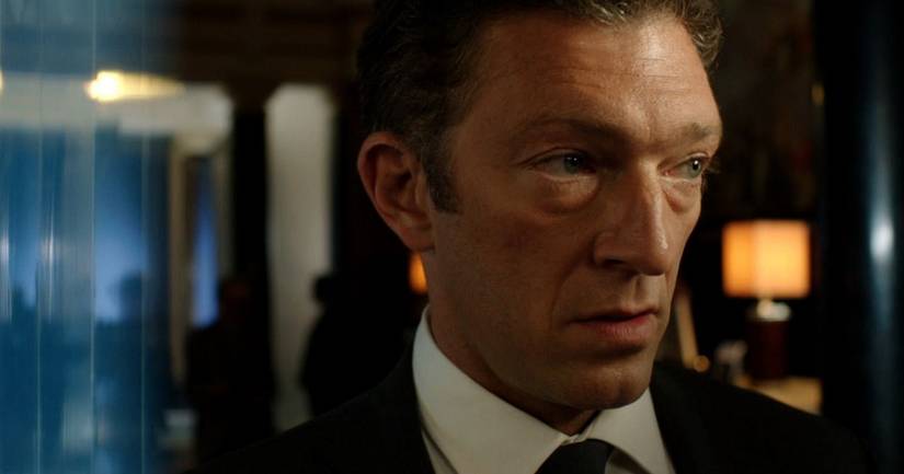 trance photos featuring vincent cassell and rosario dawson