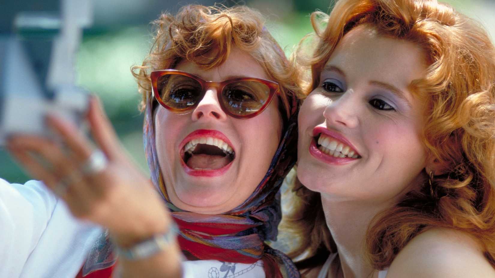 Susan Sarandon and Geena Davis in Thelma and Louise