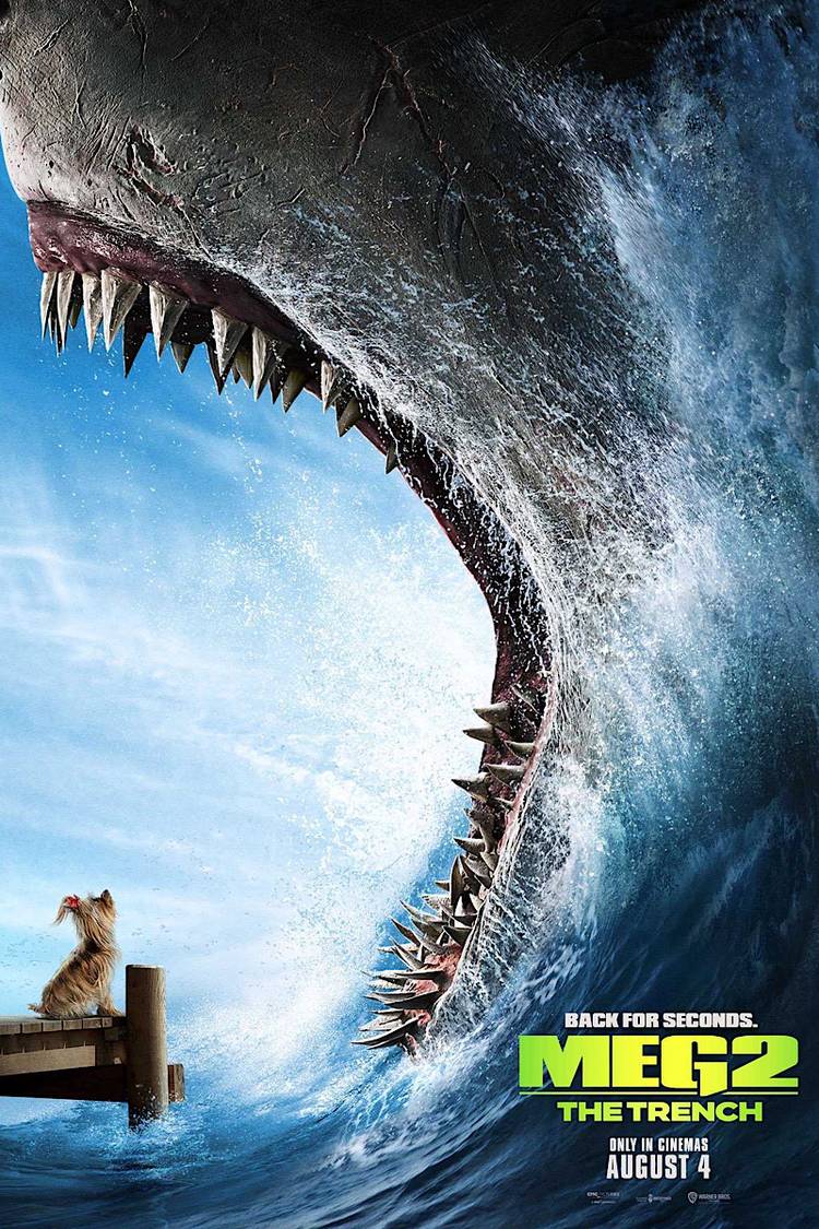 Meg 2: The Trench Trailer and Poster Tease More Giant Shark Action for ...