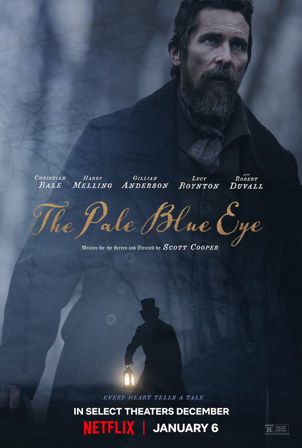 Christian Bale Investigates A Brutal Murder In The Pale Blue Eye Trailer, Movies