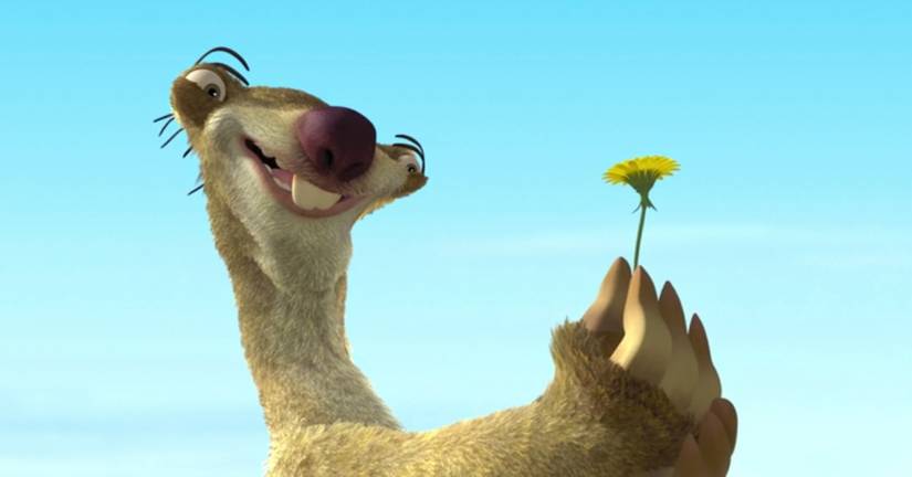 Dandelion Sloth Ice Age: Sid the Sloth's Best Moments in the Franchise, Ranked