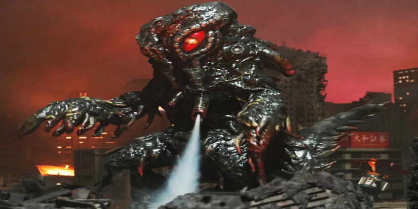 Hedorah the smoke monster in Godzilla vs. Hedorah