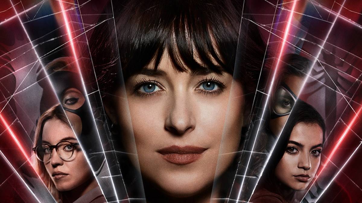 Cropped Poster Madame Web Posters Offer New Look at Dakota Johnson's Cassandra Webb ...