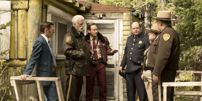 Ted Danson, Wayne Duvall, Terry Kinney, Patrick Wilson, Elizabeth Bowen, and Keir O'Donnell in Fargo