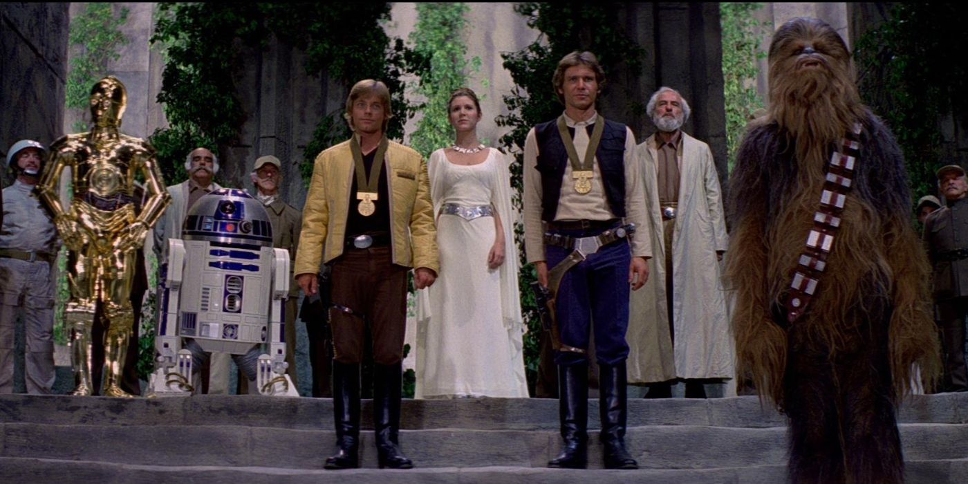 Cena clássica de Star Wars: Uma Nova Esperança