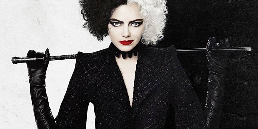 Emma Stone begins the transformation into Cruella de Vil in Cruella.