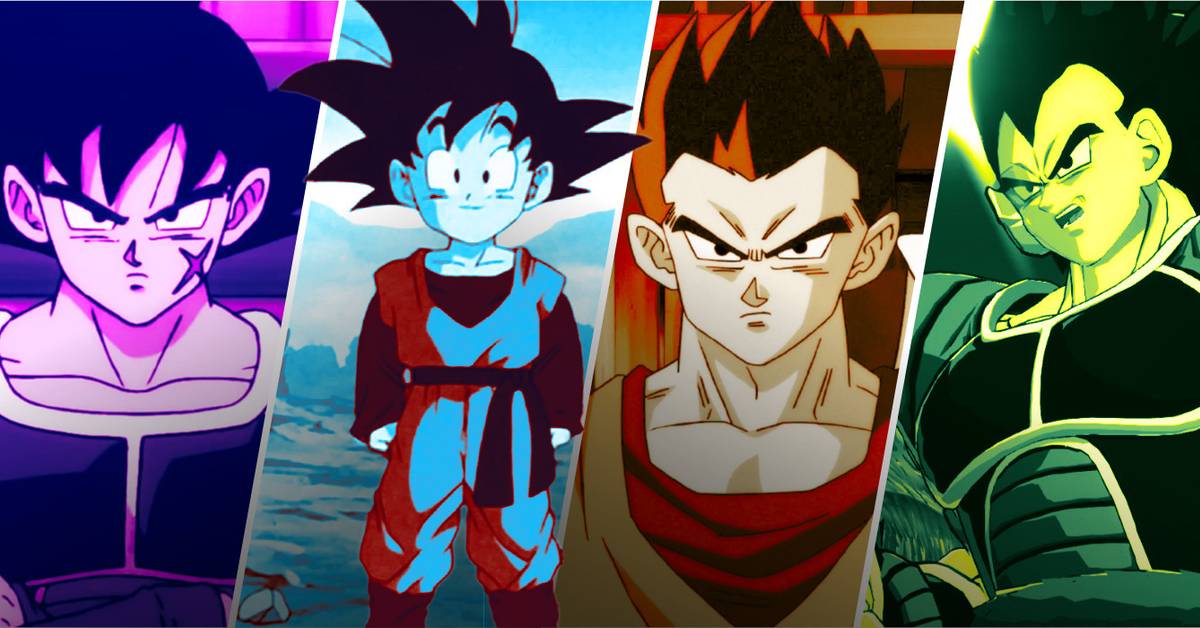Super Saiyan Goku Vegeta Family