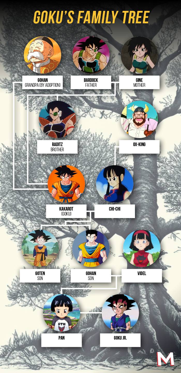 Dragon Ball Goku s Family Tree Explained Dragon Ball Goku s Family Tree Explained