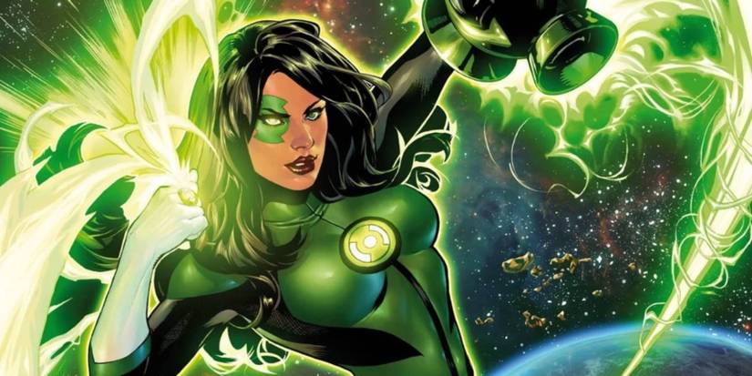 Jessica Cruz Flying Through Space in Green Lantern Rebirth