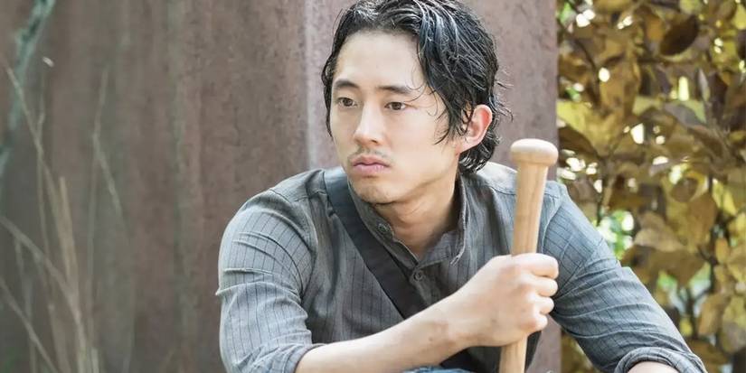 Steven Yeun as Glenn in The Walking Dead
