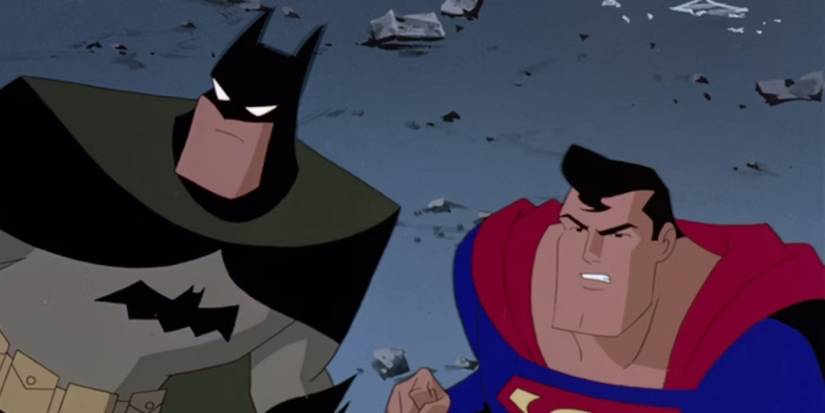 Batman and Superman in Superman: The Animated Series episode