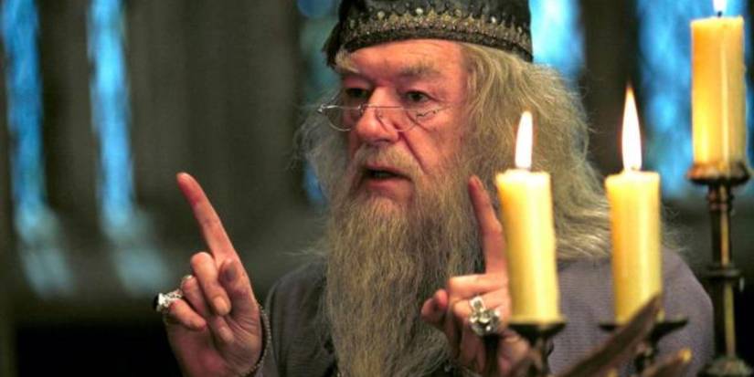 Michael Gambon as Albus Dumbledore in Harry Potter