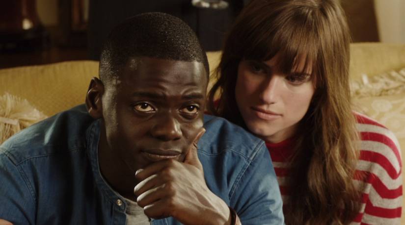 daniel kaluuya and allison williams in the film get out