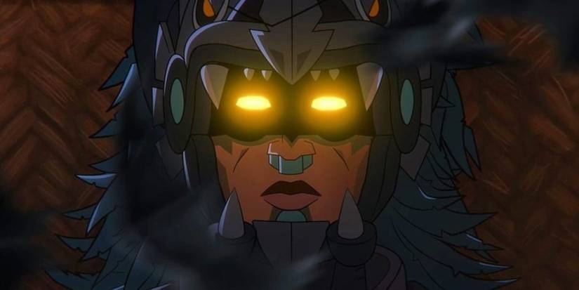 A scene from the Mexican Batman movie, Aztec Batman