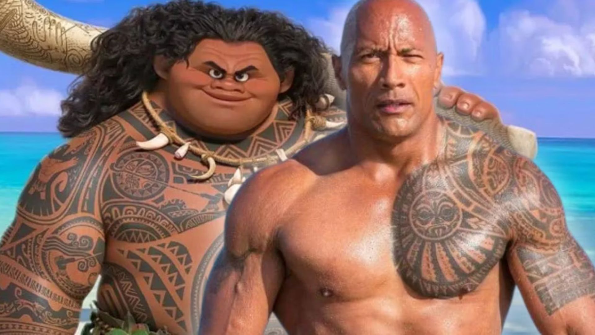 Maui Reimagined Without Tattoos in Moana 2