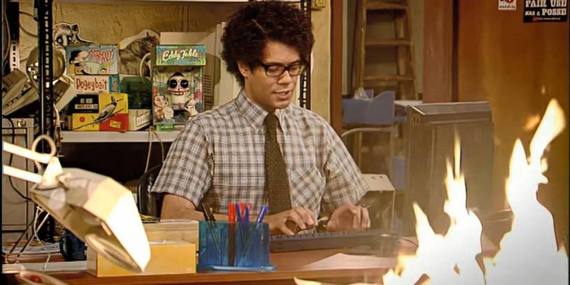Richard Ayoade as Moss in The IT Crowd