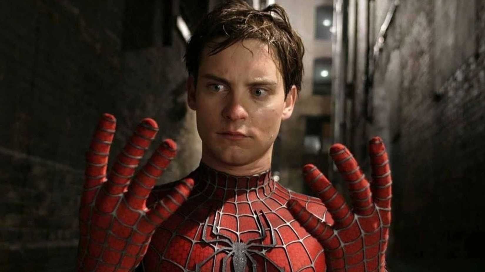 Tobey Maguire as Spider-Man in Spider-Man