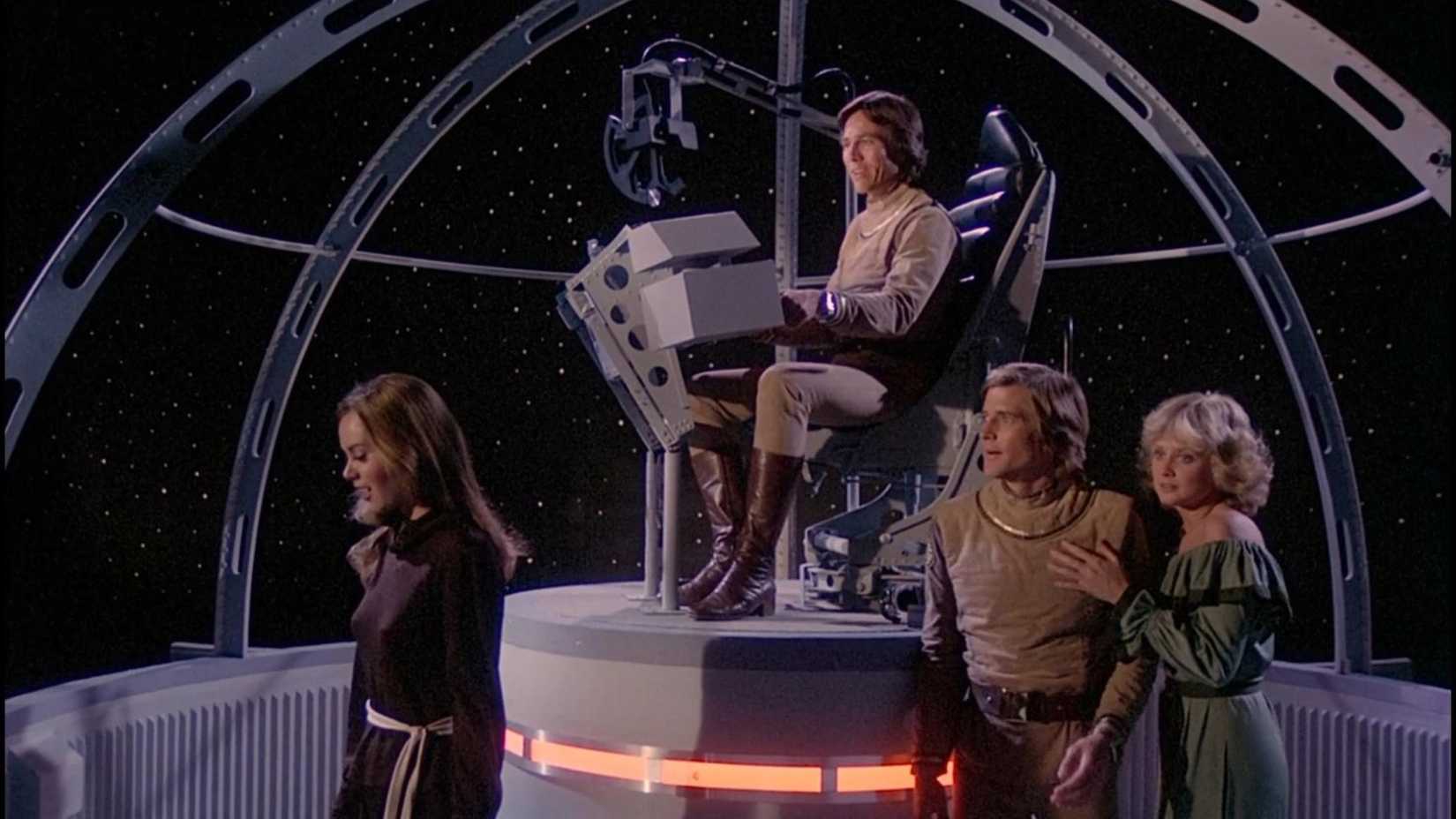 A scene from the original Battlestar Galactica series 