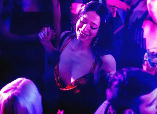 Mikey Madison dances in Sean Baker film Anora, which won the Palme d'Or at Cannes