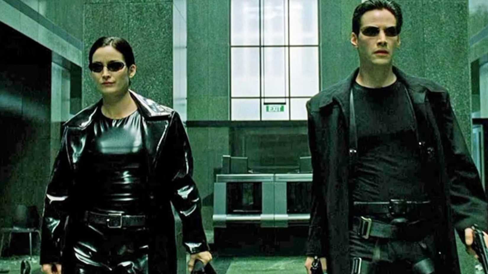 Neo e Trinity em The Matrix