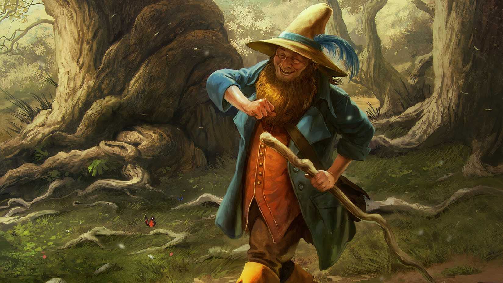 Art of Tom Bombadil from the Lord of the Rings Trading Card Game
