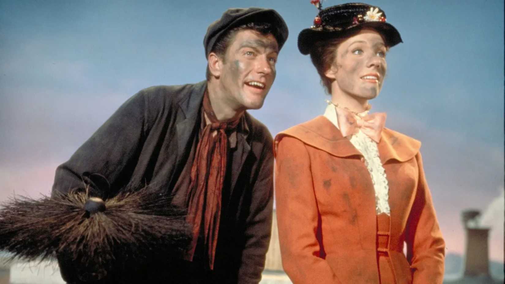Dick Van Dyke & Julie Andrews star in Mary Poppins