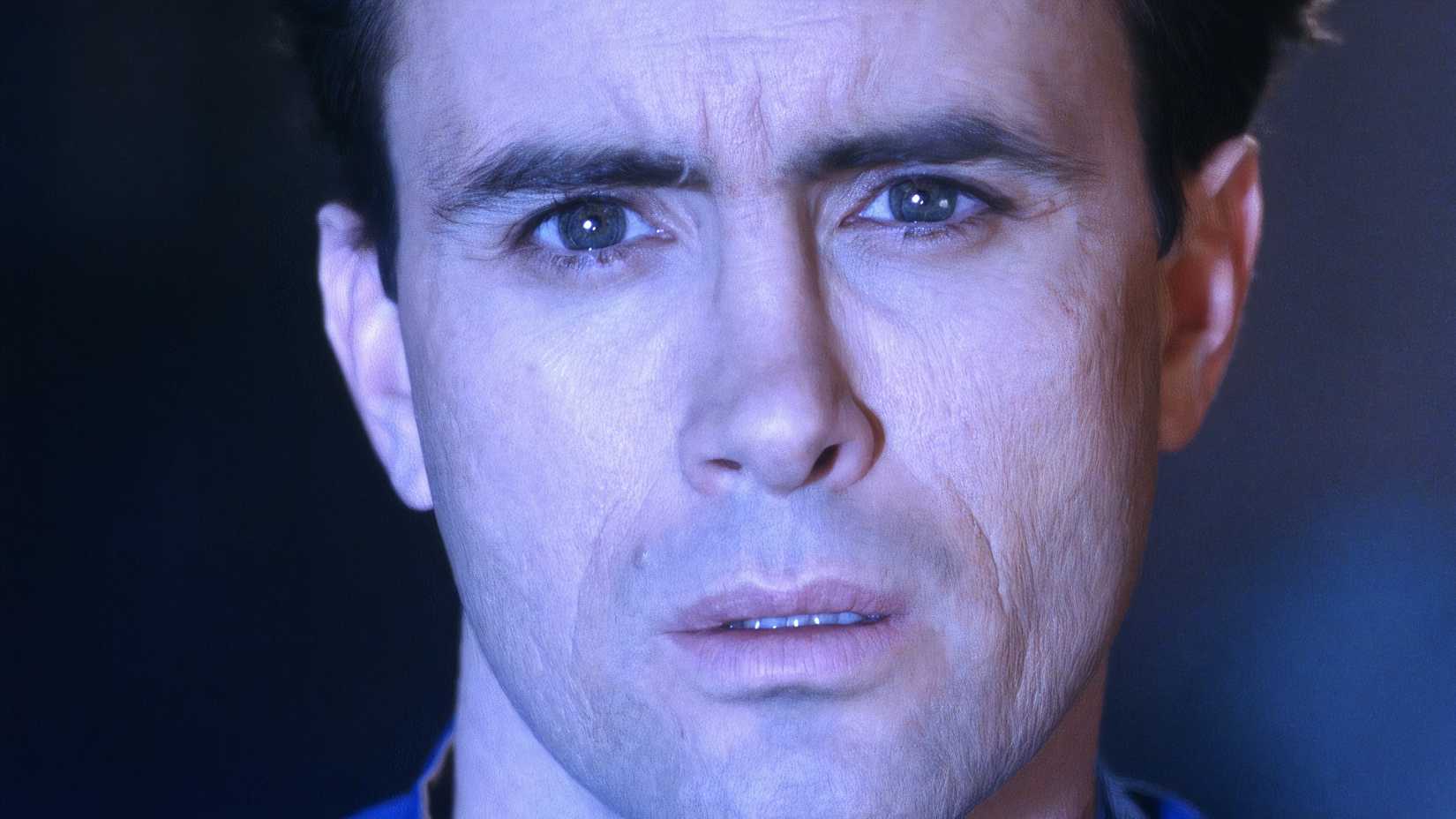 Close up shot of Jeffrey Combs in Doctor Mordrid (1992)