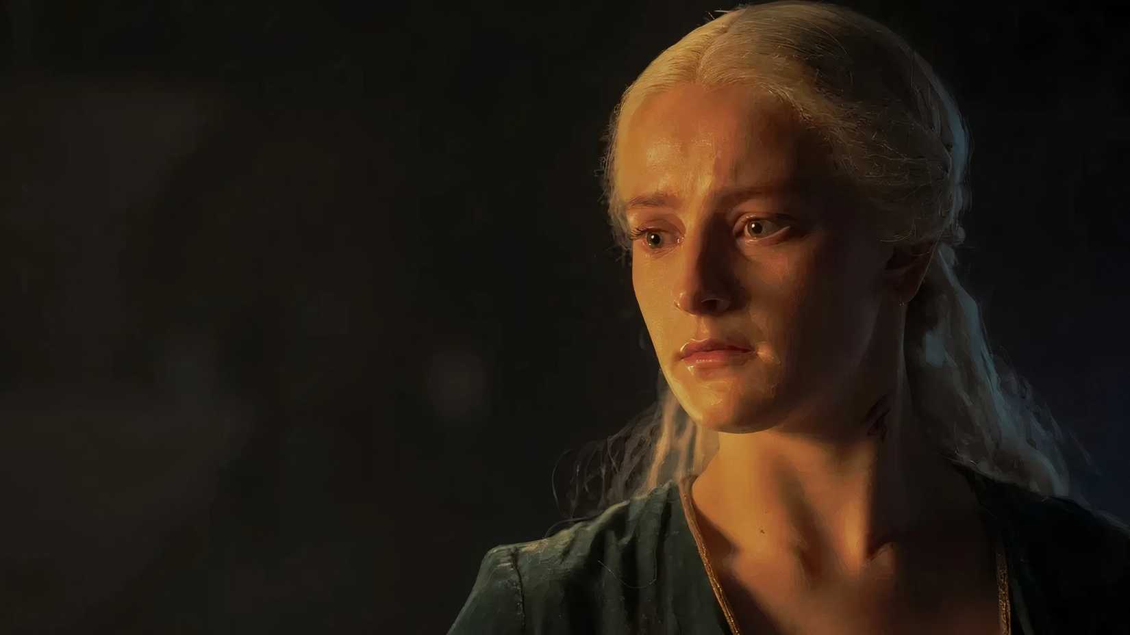 Helaena looks mournful in House of the Dragon