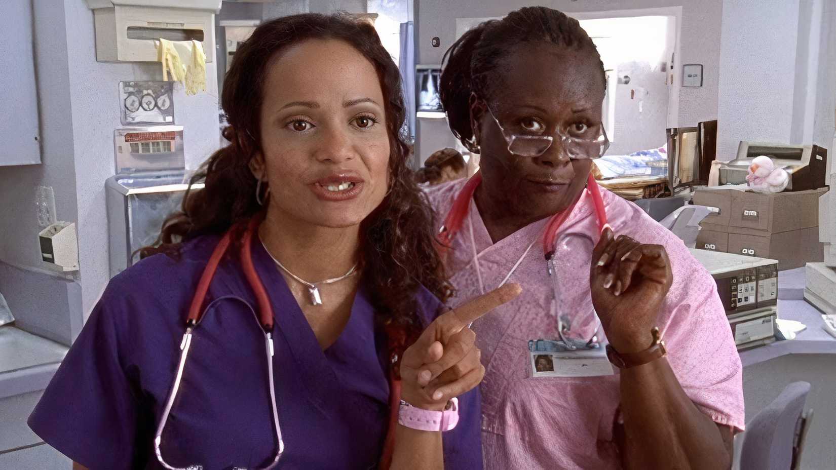 Laverne and Carla in Scrubs