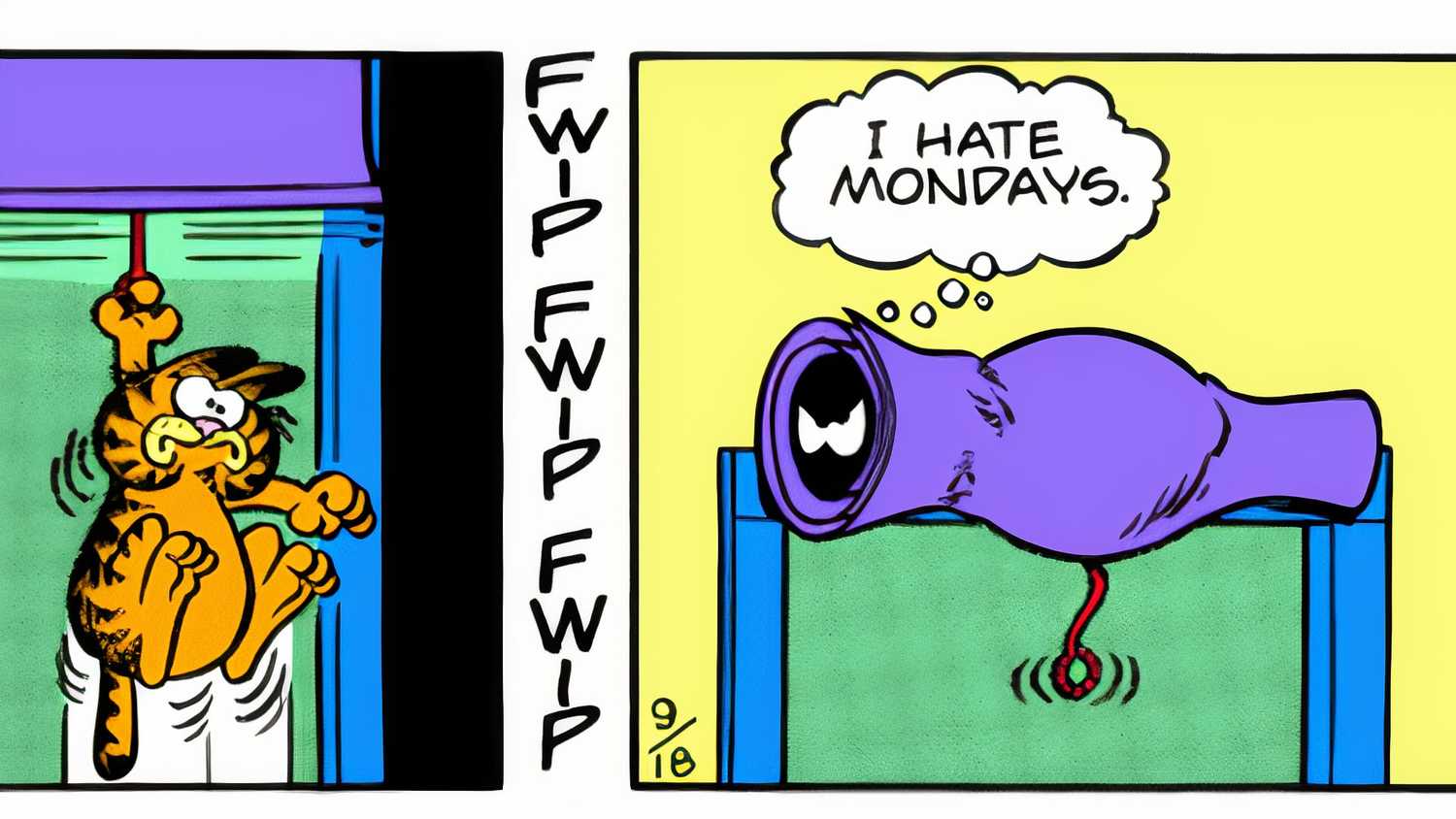 Garfield Comic Window 20 Best Garfield Comics About Mondays