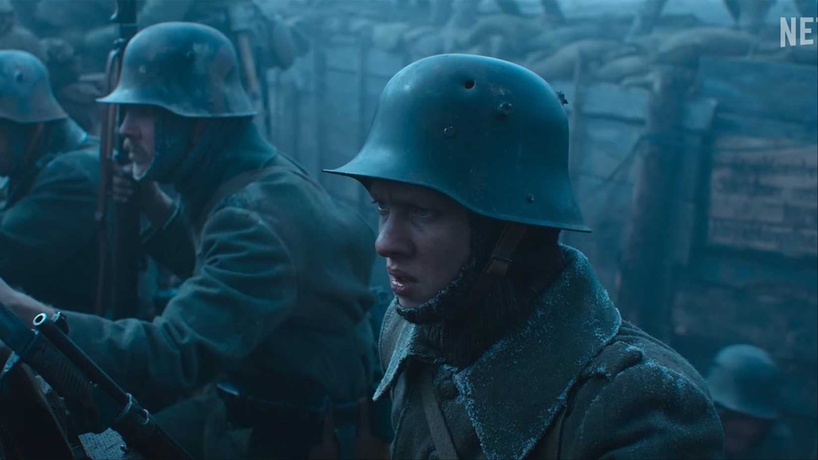 A scene from All Quiet on the Western Front