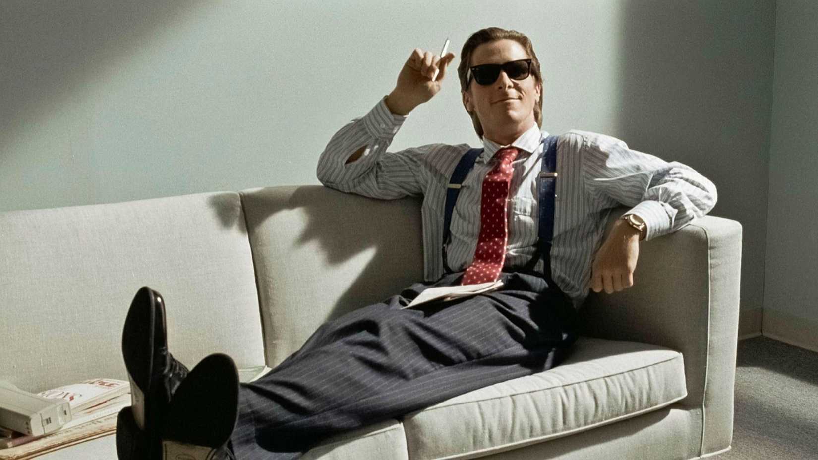 Christian Bale as the serial killer Patrick Bateman in American Psycho