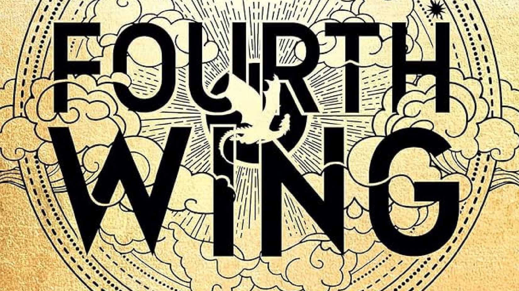 The book cover of Fourth Wing by Rebecca Yarros