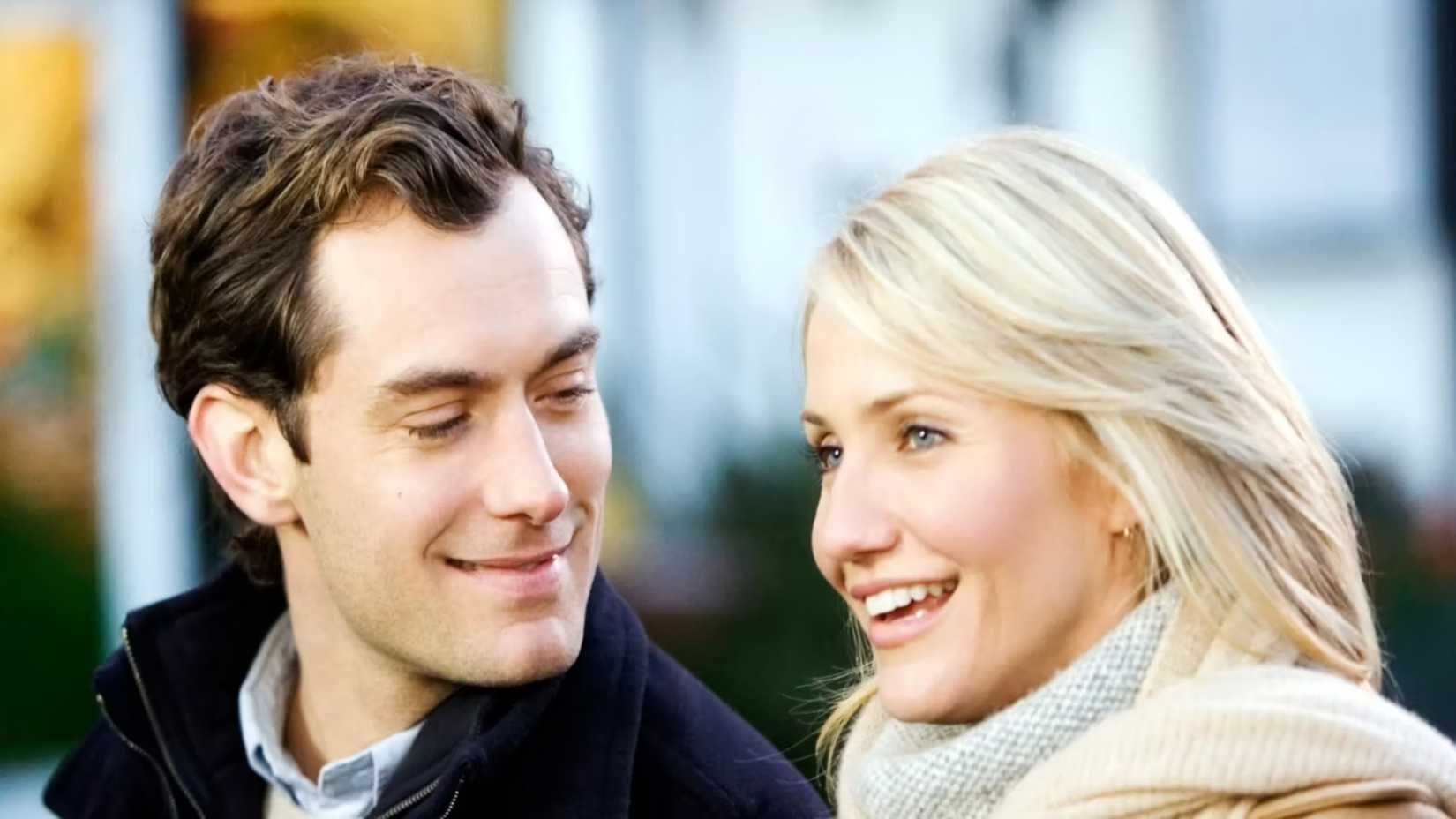 Jude Law & Cameron Diaz in The Holiday