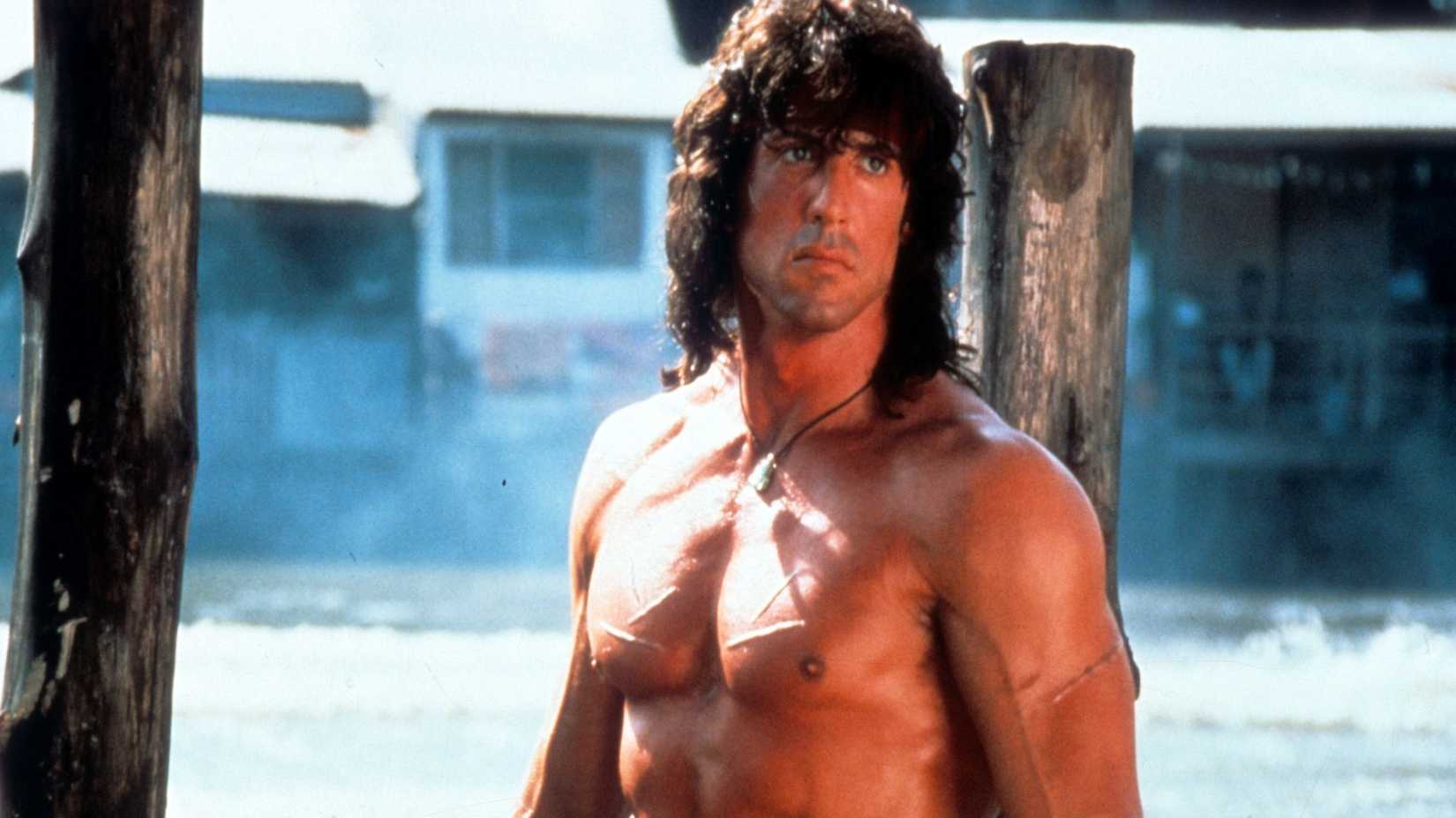 Sylvester Stallone stars as John Rambo in First Blood