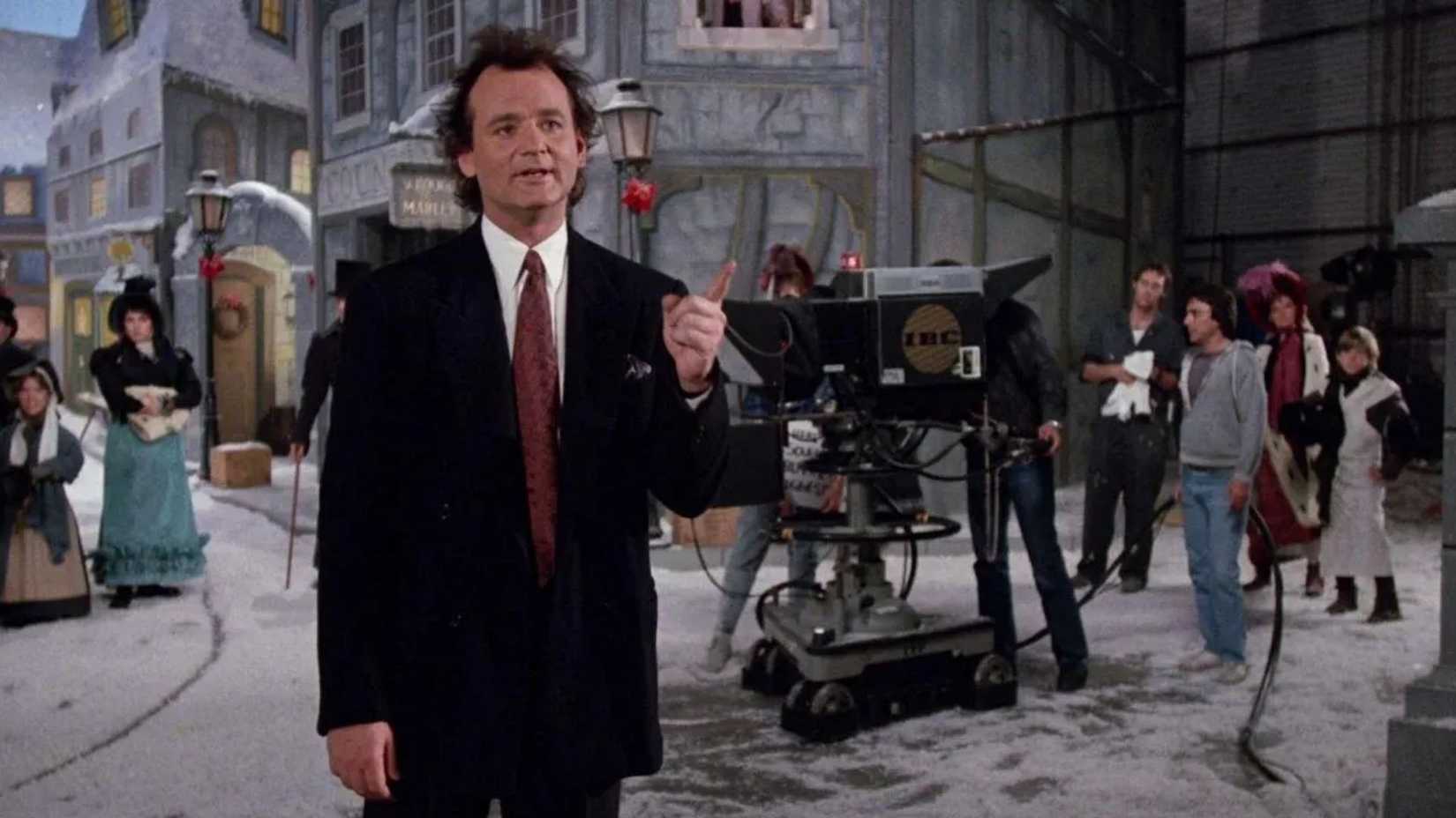 Bill Murray in Scrooged
