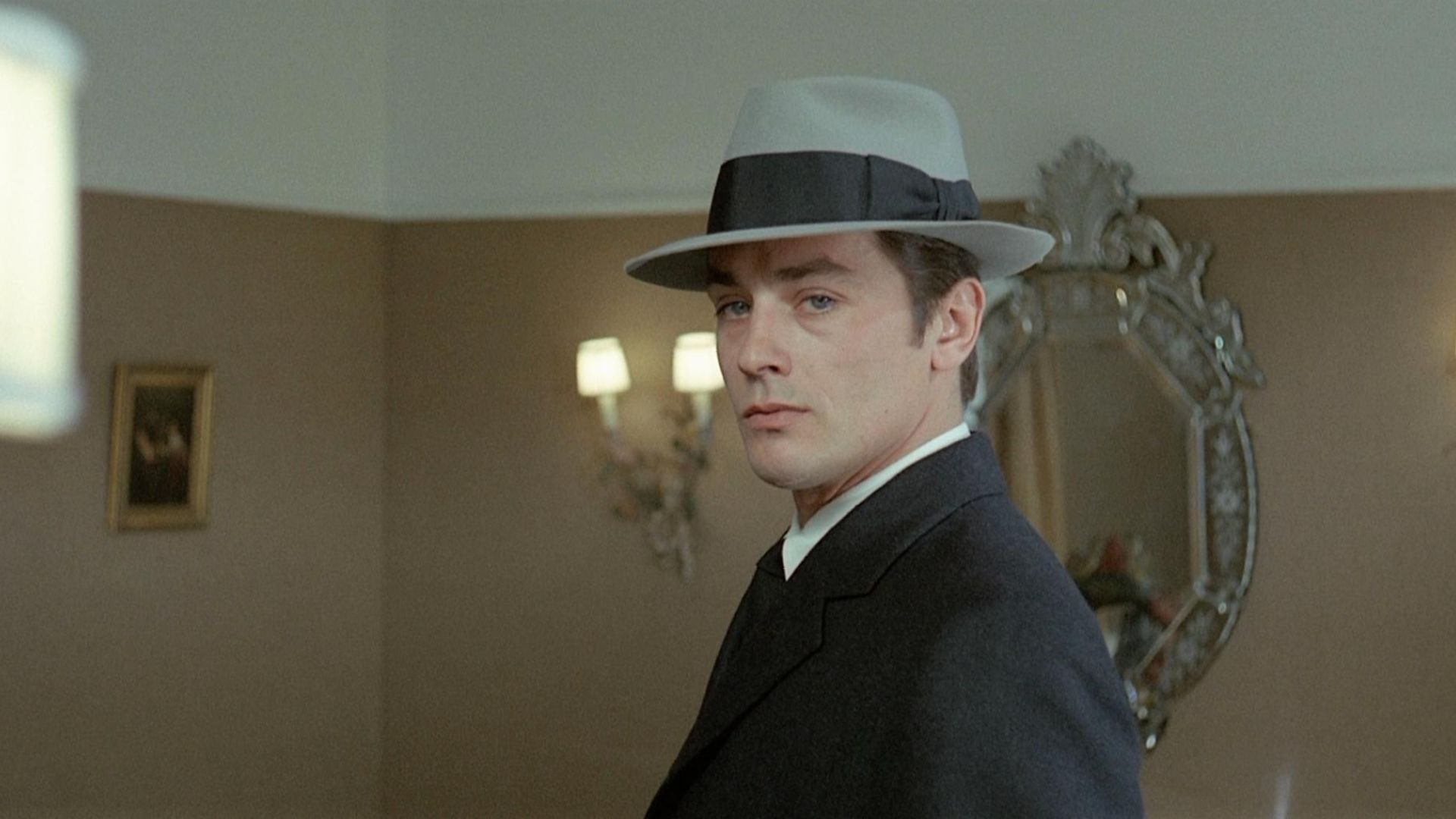 Affiche de film vintage minimaliste Le Samourai – Alain Delon