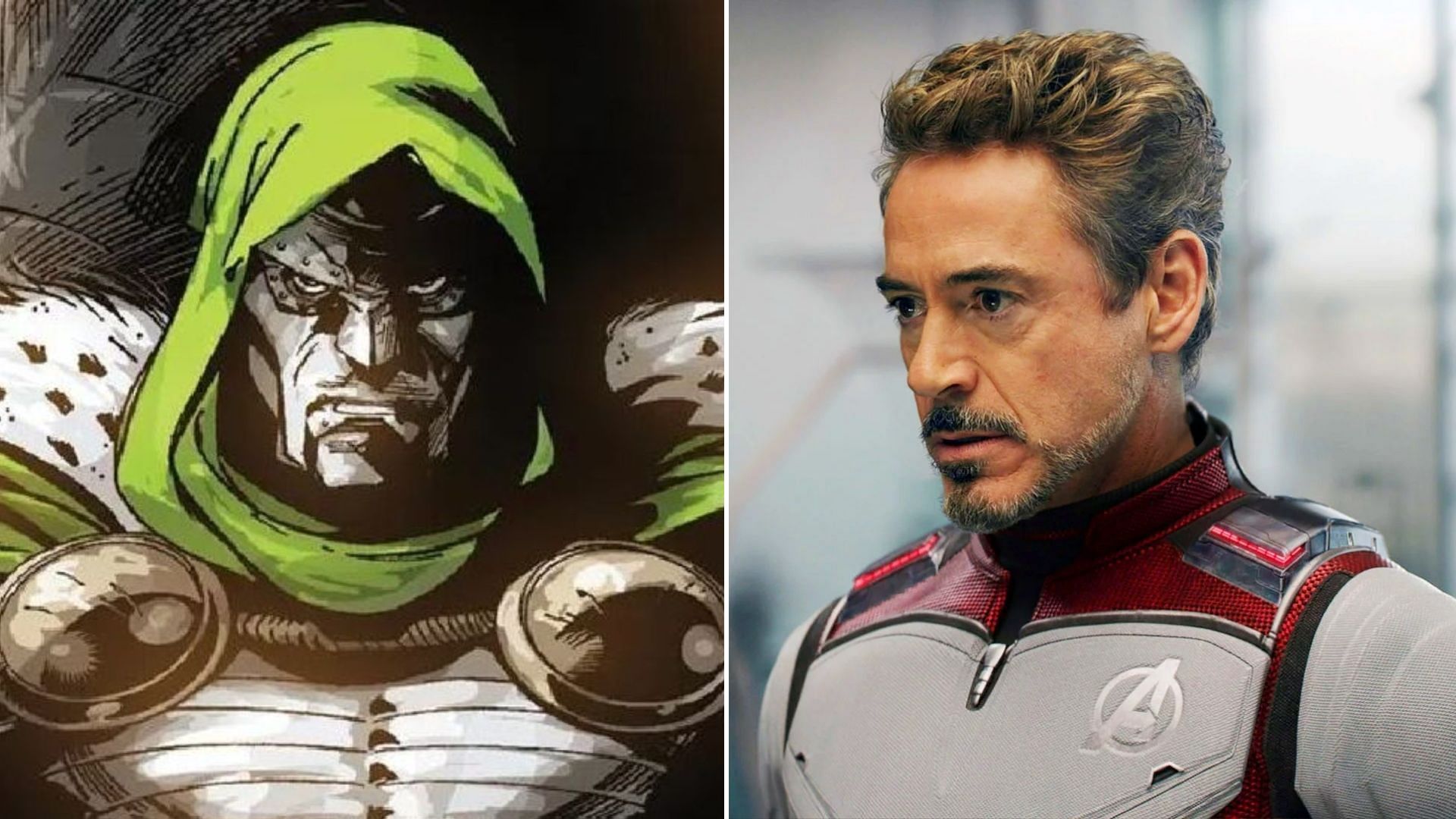 Robert Downey Jr's Doctor Doom and Iron Man Appear in Reimagined Spider-Man  Meme, image size:1920x1080