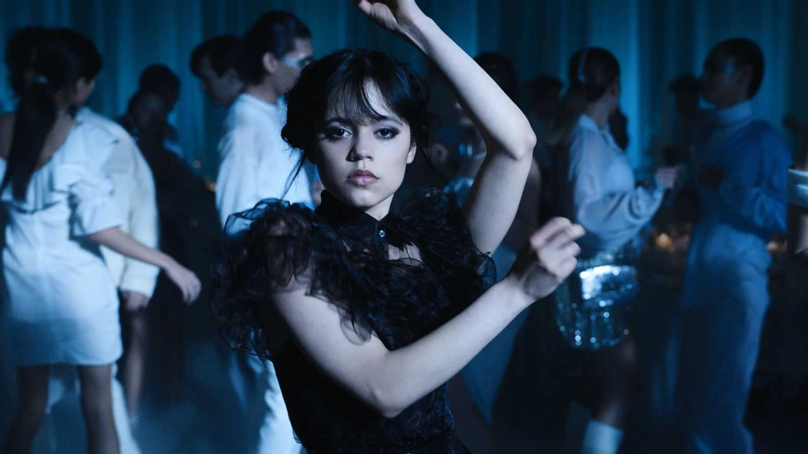 Jenna Ortega as Wednesday Addams in Wednesday