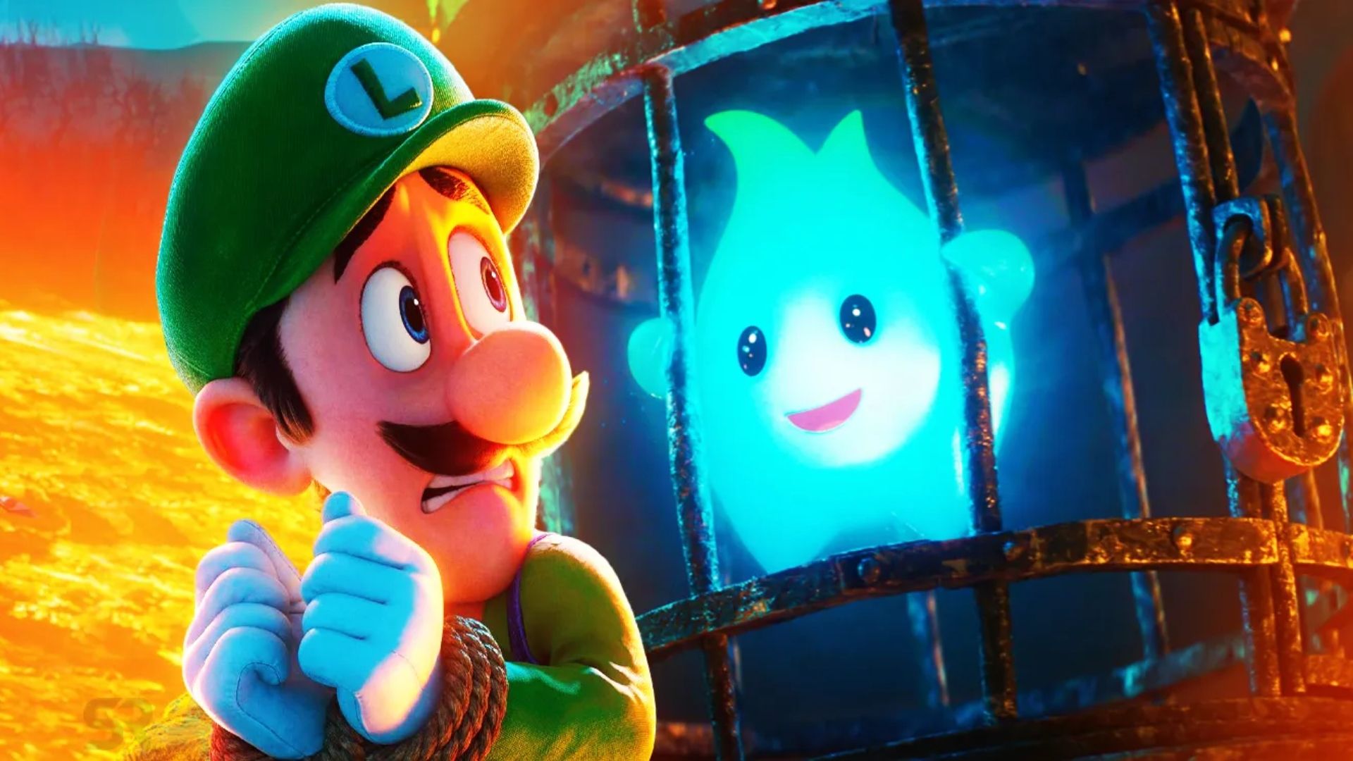 Luigi & Lumalee in The Super Mario Bros. Movie