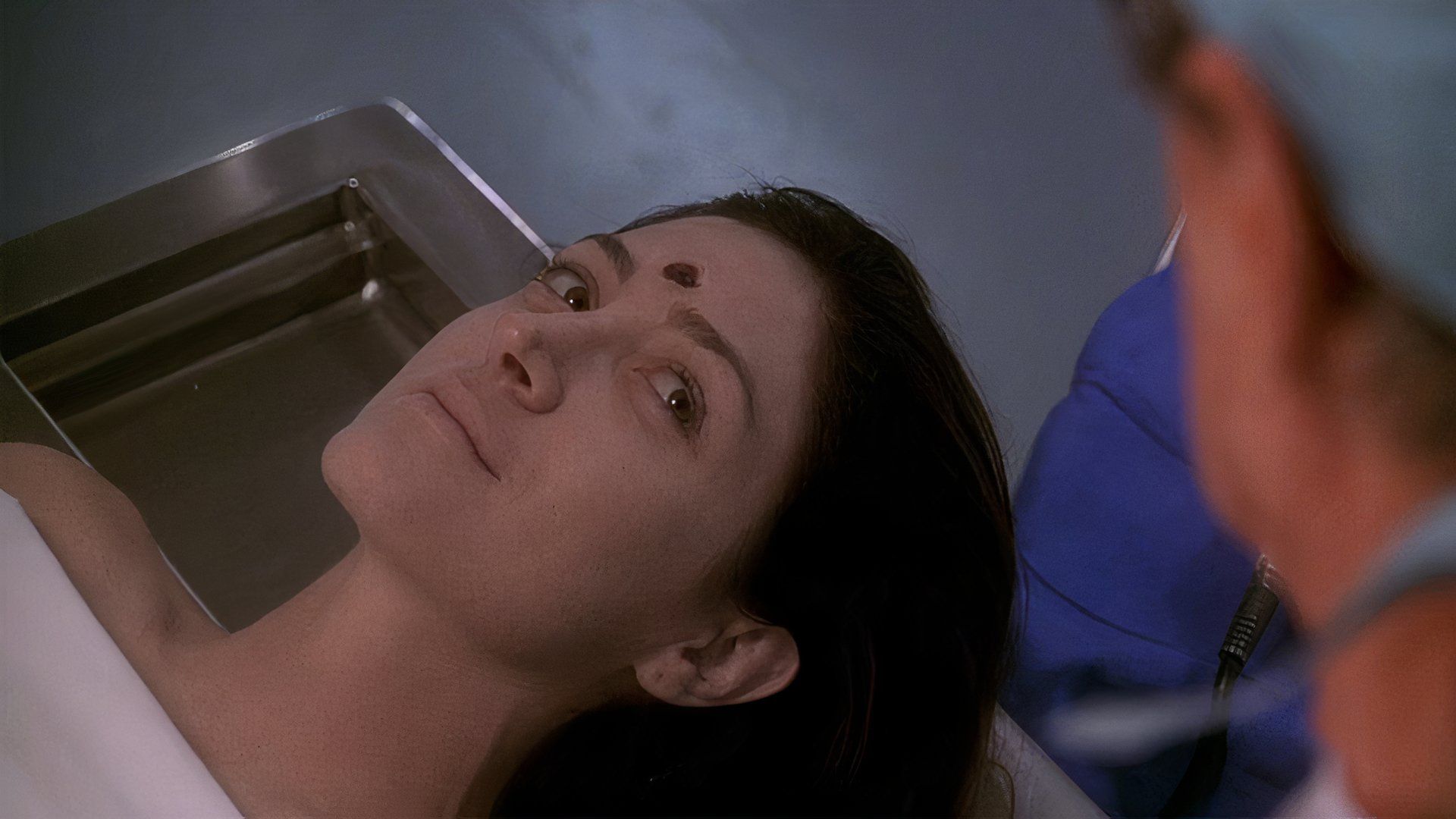 Caitlin lies in a morgue in NCIS