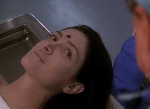 Caitlin lies in a morgue in NCIS