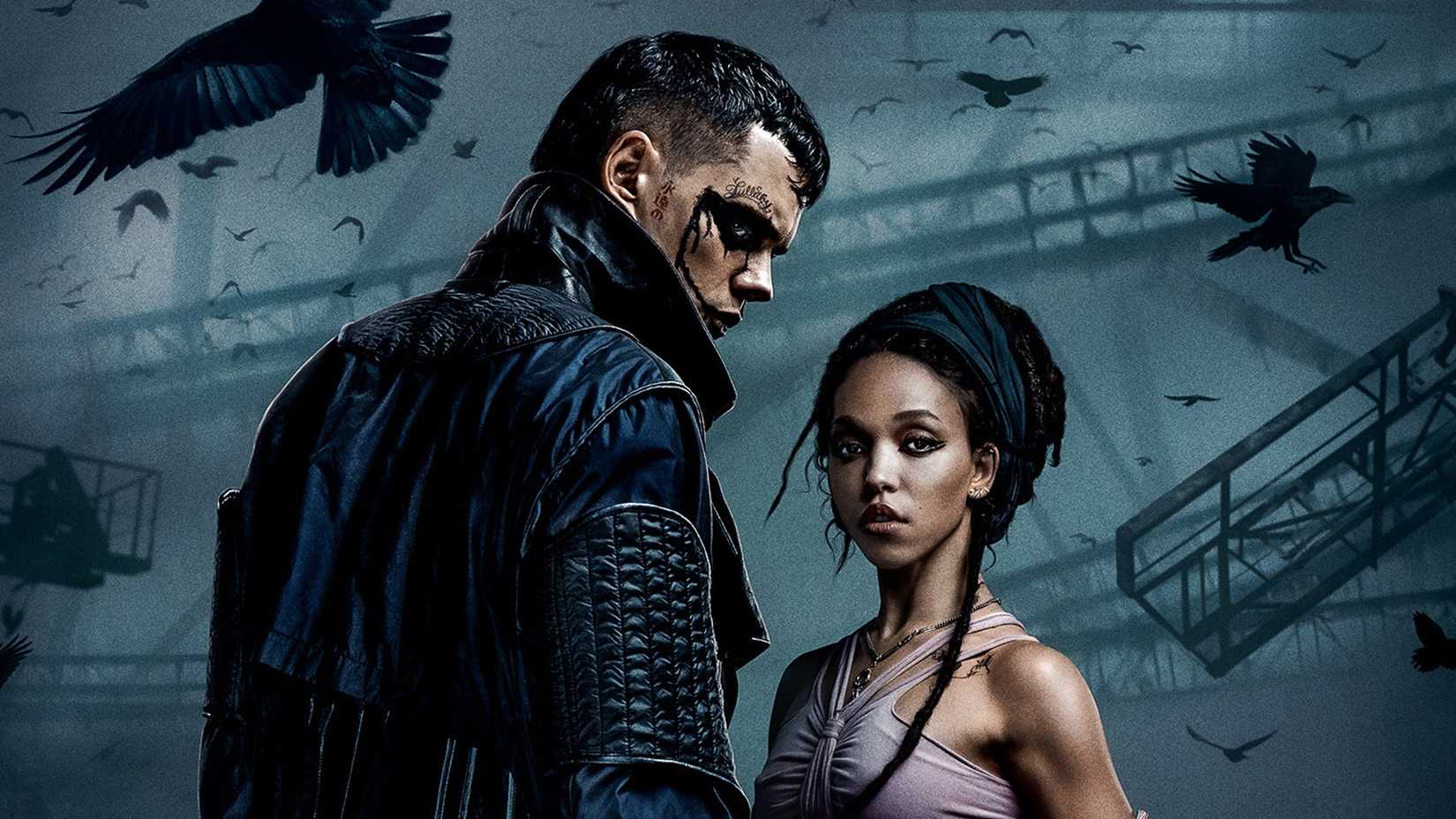 The Crow 2024 cast with Bill Skarsgård and FKA Twigs